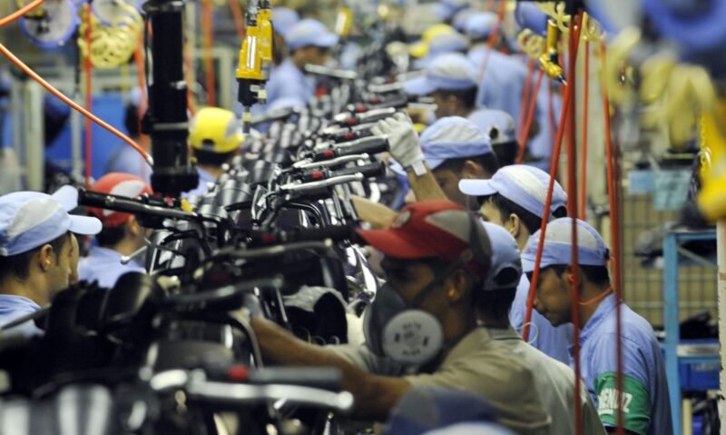 linha de Produção de motos
