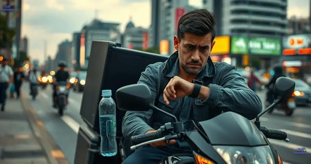 Causas da fadiga em longas jornadas de entrega Causas da fadiga em longas jornadas de entrega