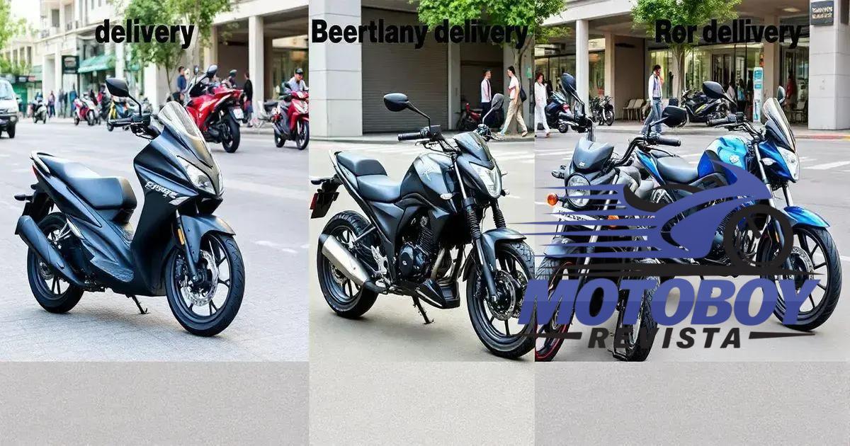 Comparação entre diferentes modelos de motos