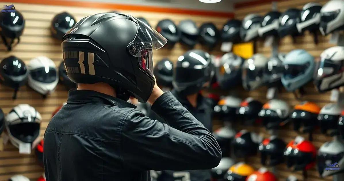 Dicas para experimentar capacetes corretamente Dicas para experimentar capacetes corretamente