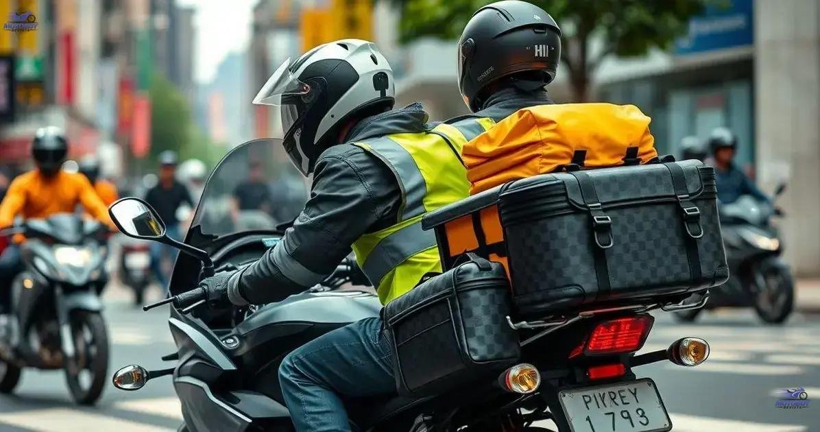 Importância dos acessórios para motos de entrega