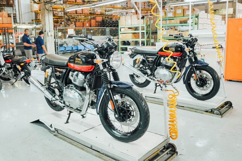 Royal Enfield linha de montagem em Manaus