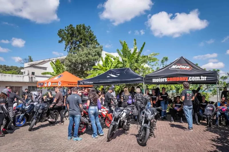 Mulheres motociclistas: evento com test ride - Foto: Eliana Malizia