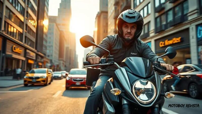 Como evitar danos à moto durante as entregas Como evitar danos à moto durante as entregas