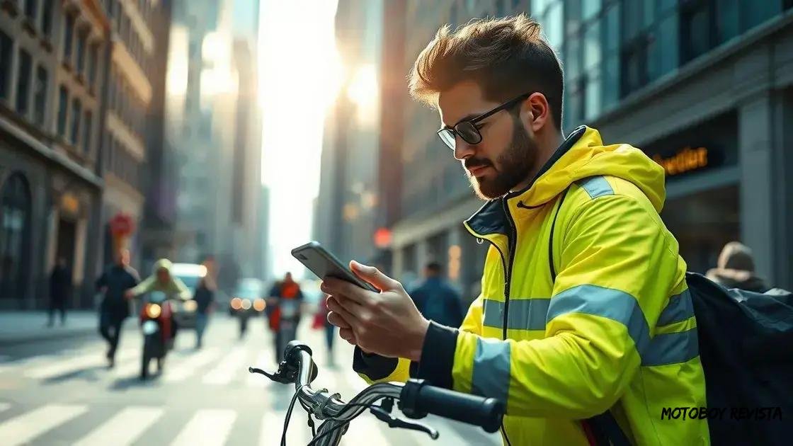 Tecnologia como aliada na proteção dos entregadores