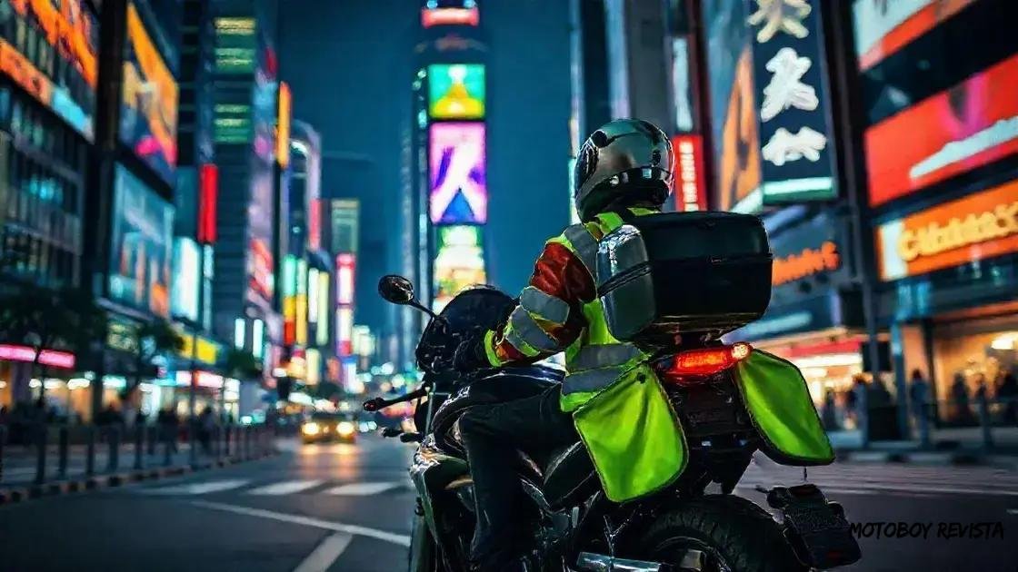 Segurança e regulamentação para motofretes noturnos