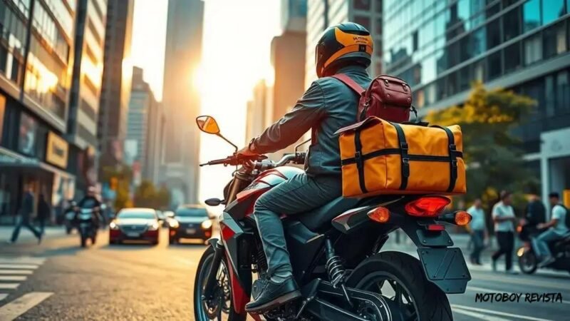 Importância da postura correta para motoboys durante o trabalho