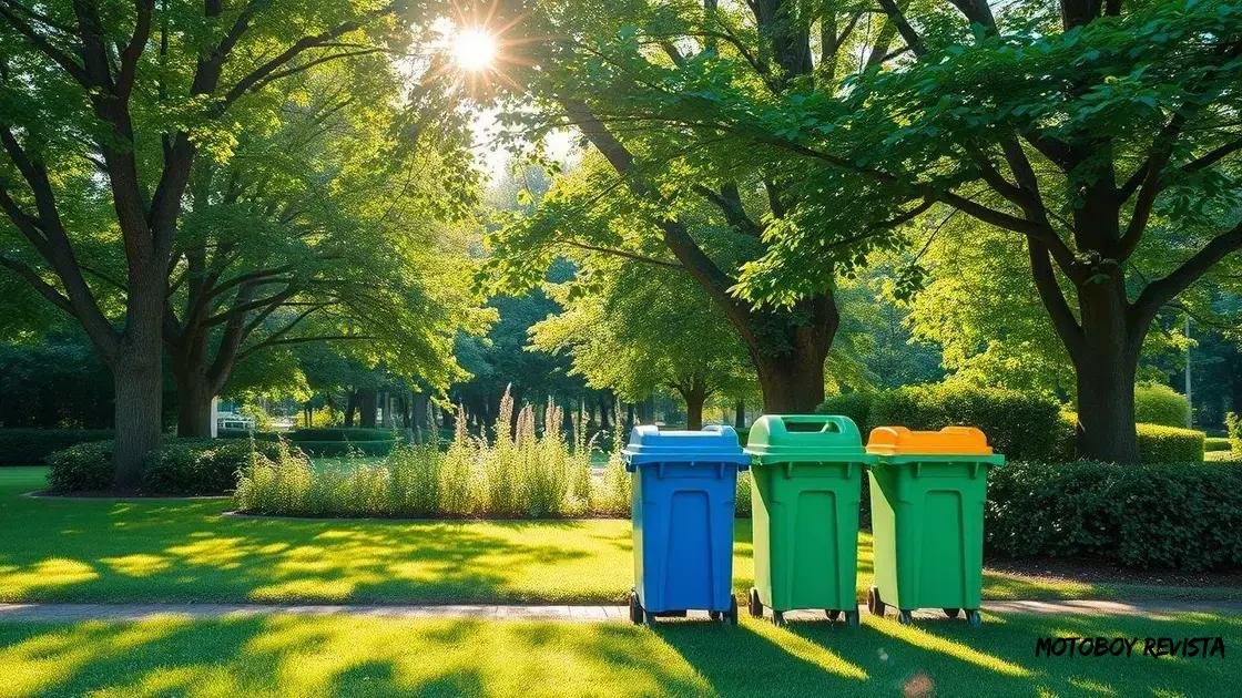 Benefícios da reciclagem para o meio ambiente