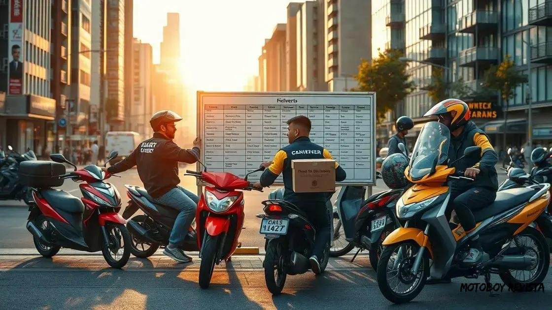 Como definir turnos eficientes para motofrete