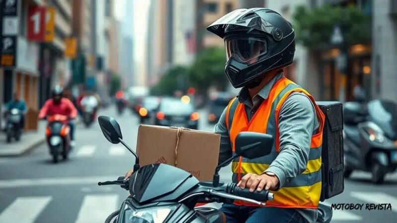 Como manter a moto segura durante as paradas em entregas