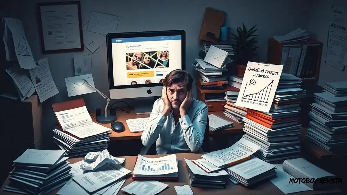 Erros comuns em estratégias de marketing