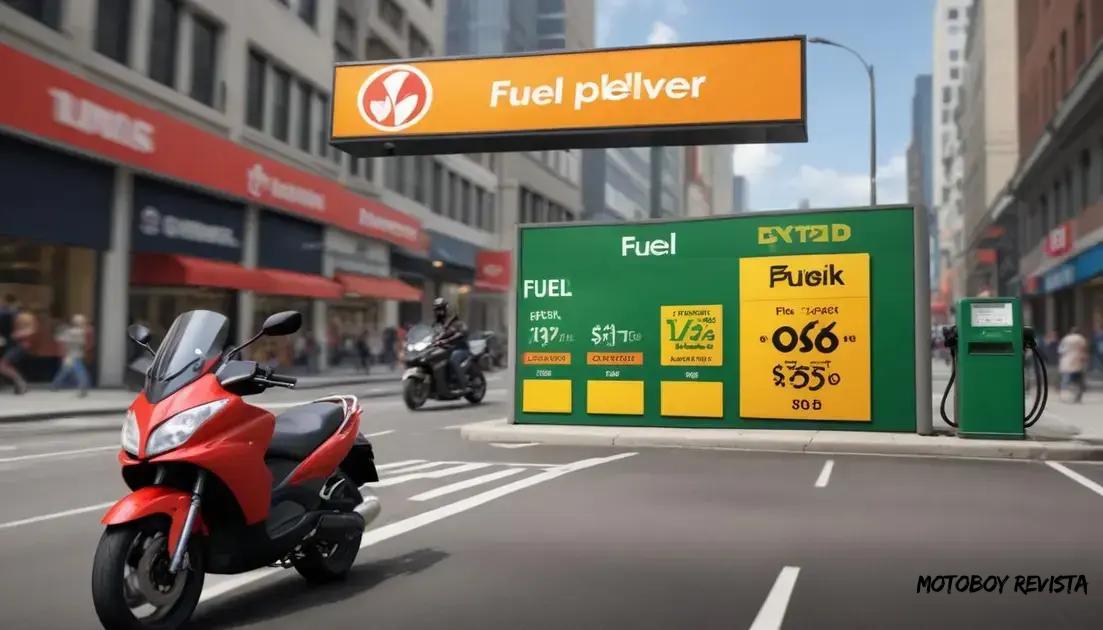 Impacto do combustível no preço do frete