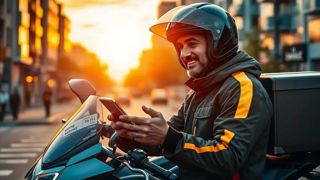 Importância das comissões para a renda dos motoboys