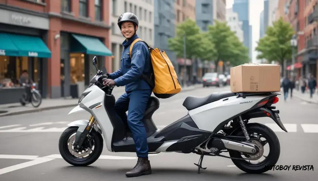 Vantagens das motos elétricas para motoboys Vantagens das motos elétricas para motoboys
