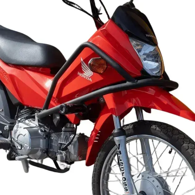 PROTETOR DE CARENAGEM POP 110 2015 A 2024 PRETO COM SLIDER MA ACESSÓRIOS