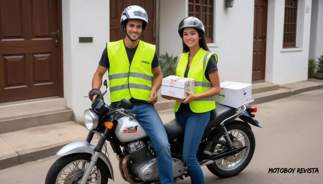 Experiência de motoboys organizados em ação Experiência de motoboys organizados em ação