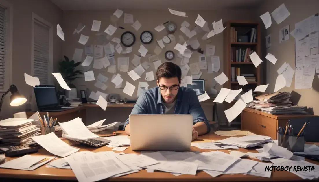 Causas comuns do estresse na rotina