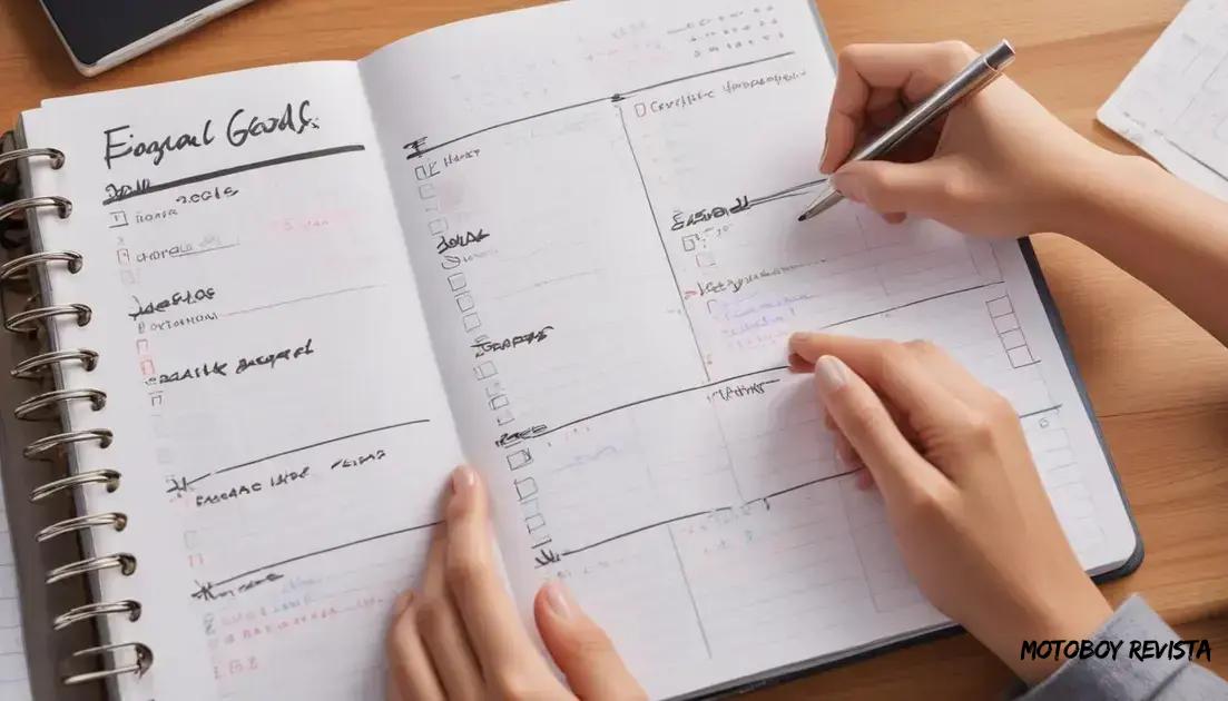 Importância de definir metas financeiras