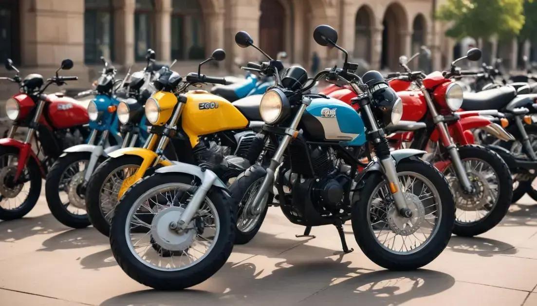 As melhores opções de motos 50cc