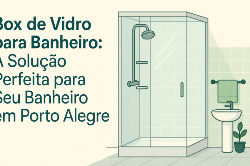 Box de Vidro para Banheiro: A Solução Perfeita para Seu Banheiro em Porto Alegre