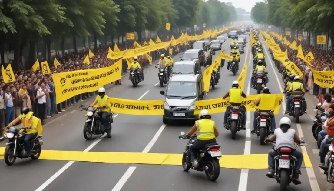 Conscientização: a campanha Maio Amarelo Conscientização: a campanha Maio Amarelo