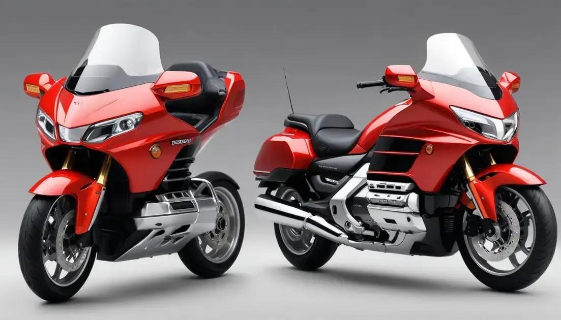 Design: Tradição da Gold Wing versus inovação da GWM Design: Tradição da Gold Wing versus inovação da GWM