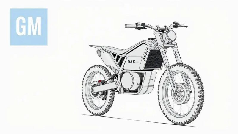 GM entra no mercado de motos elétricas com patente de estilo scrambler