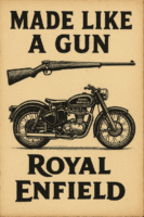 Royal Enfield Bullet em estrada rural” ou “Painel TFT da Interceptor 650 com GPS Tripper Made Like a Gun