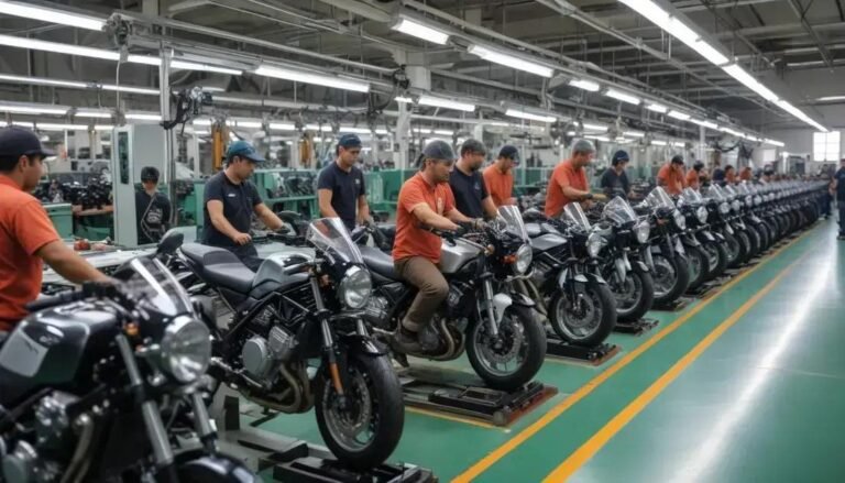 Produção de motos no Brasil alcança novos patamares em 2025
