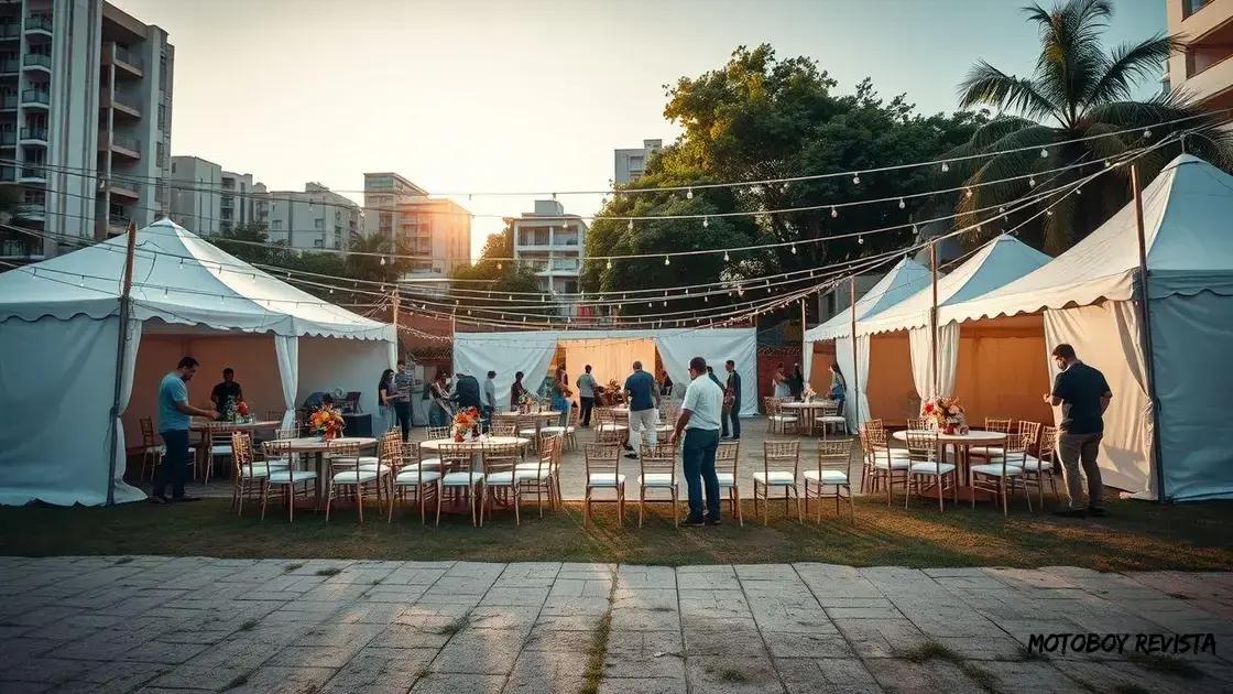 Aluguel de espaços para eventos