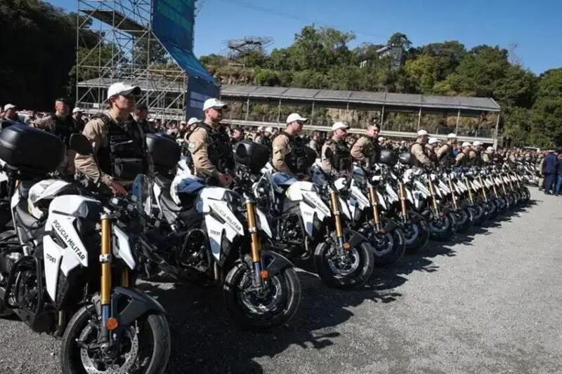 Suzuki entrega 129 motos GSX-S1000 para reforçar a PM do Paraná