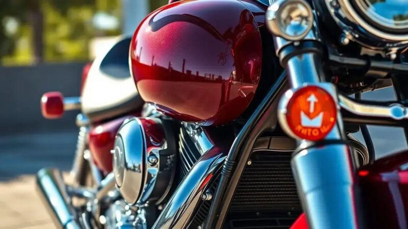 Como cuidar da pintura e estética da moto