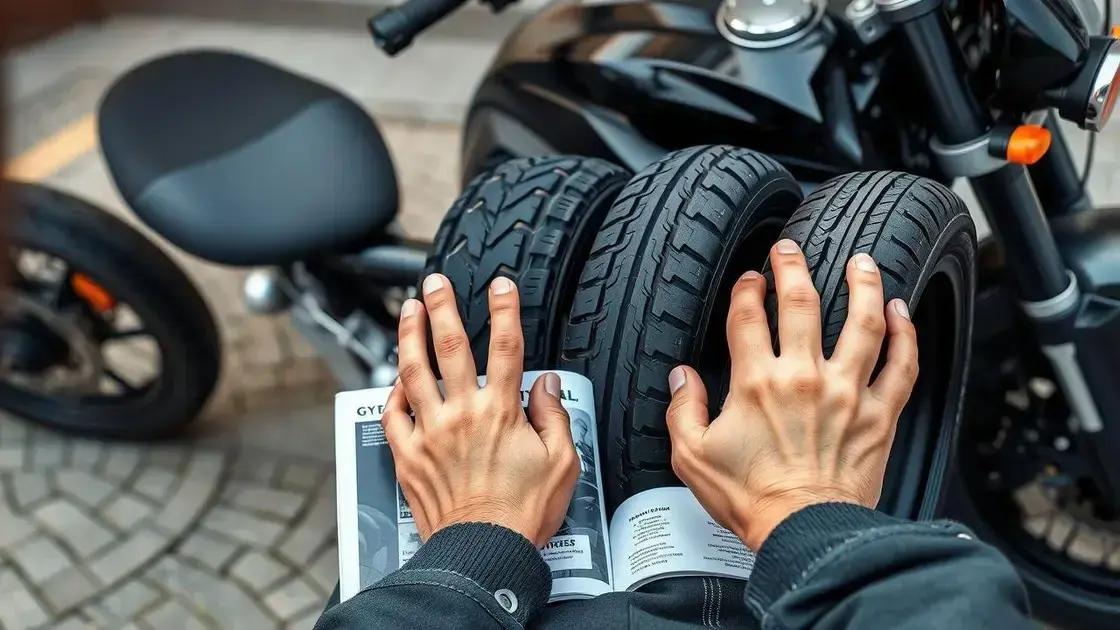 como escolher o pneu ideal para sua moto