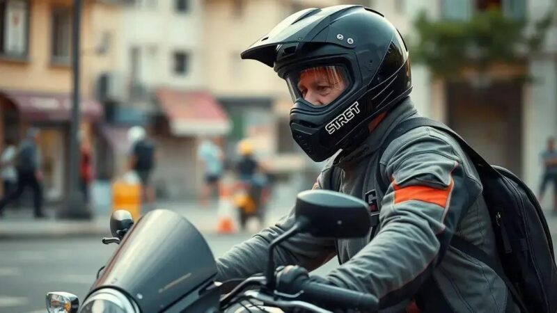 Cuidados para motociclistas idosos