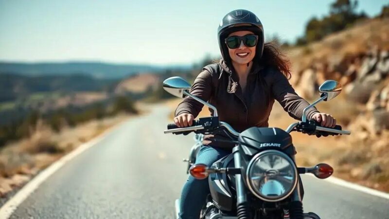 Dicas específicas para motociclistas mulheres
