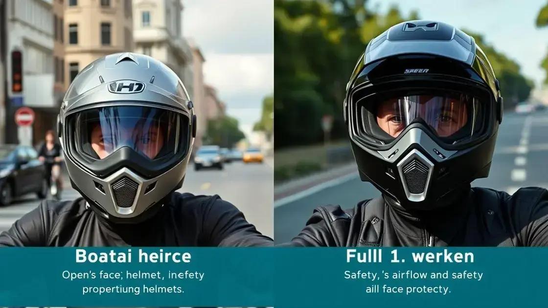 diferenças entre capacete aberto e fechado diferenças entre capacete aberto e fechado