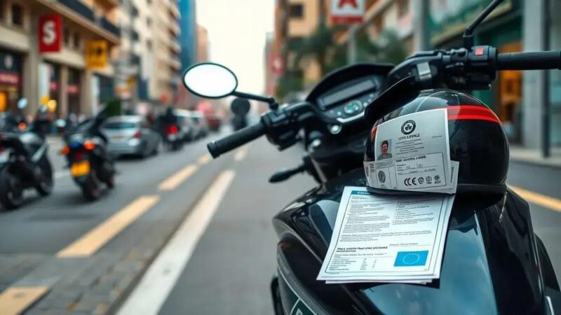 Documentos necessários para motociclistas