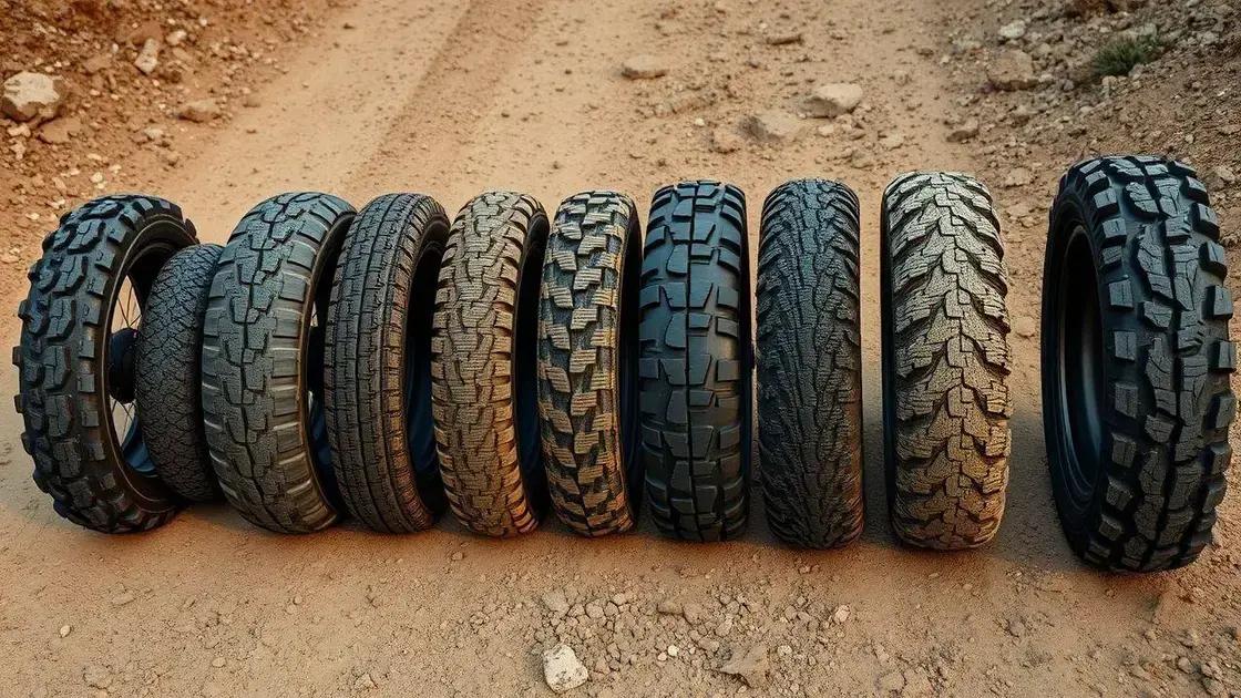 Erros comuns ao escolher pneus para uso em terra