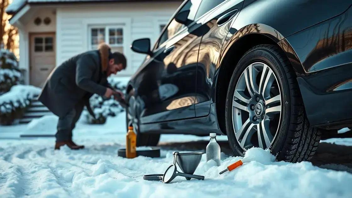 Manutenção essencial do veículo antes de sair de casa