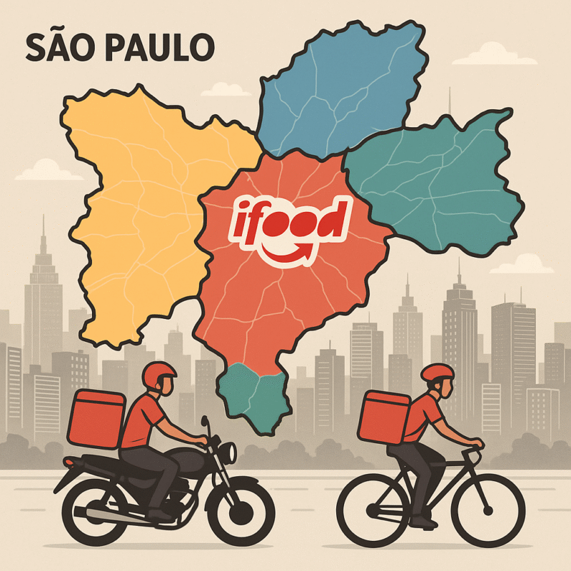 Melhores Regiões para Fazer Entrega pelo iFood em São Paulo