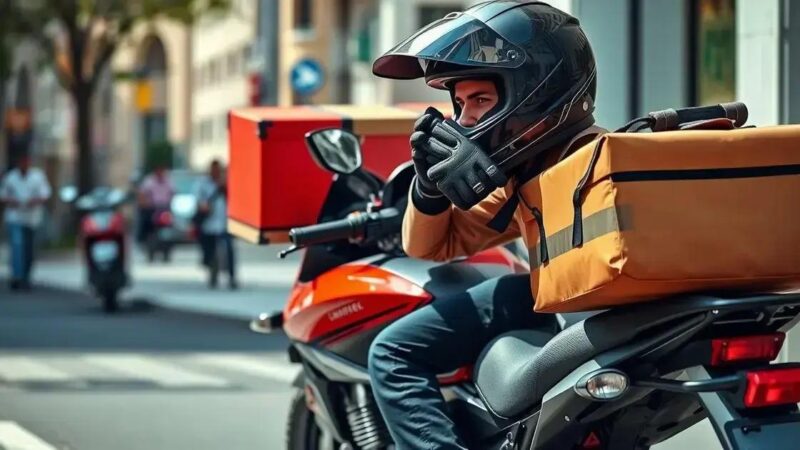 Técnicas para entregadores de moto