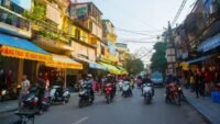 Vietnã proíbe motos a gasolina no centro de Hanói a partir de 2026