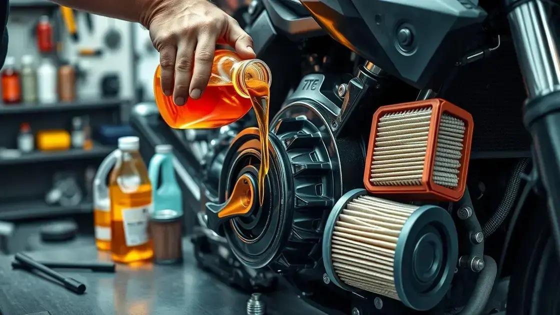 A importância da troca de óleo e filtros
