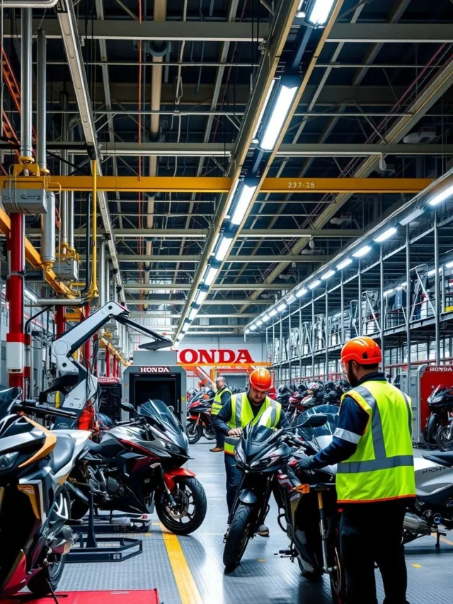 Você não vai acreditar! Honda inaugura nova fábrica de motos na Turquia!