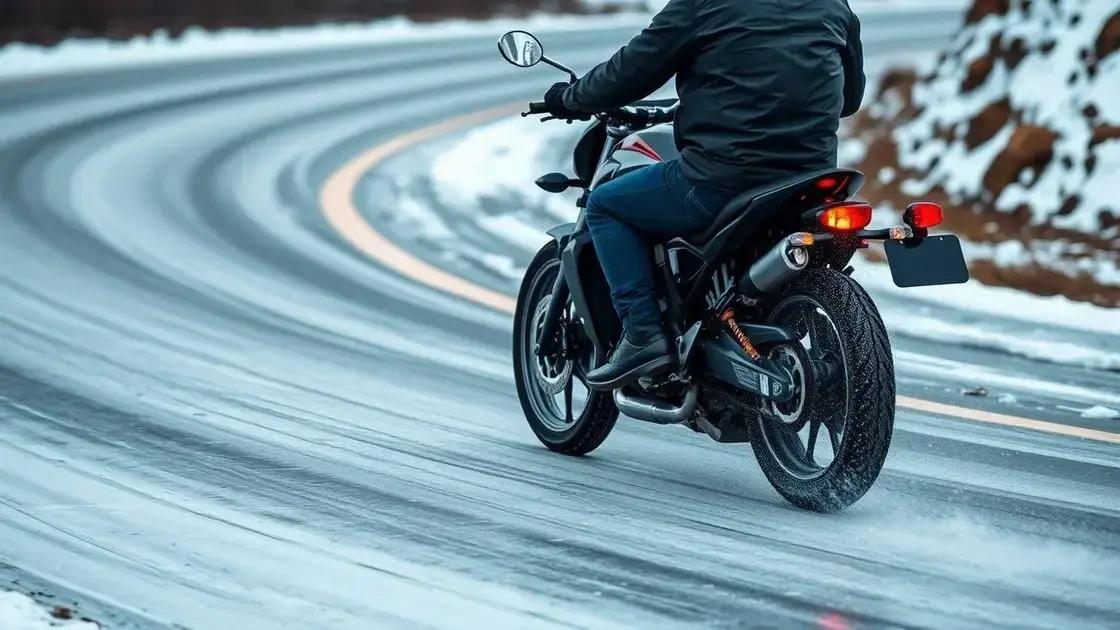Ajustando postura e velocidade em baixa aderência