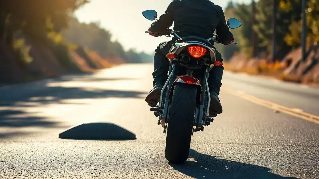 Ajuste de velocidade e postura para passar com segurança