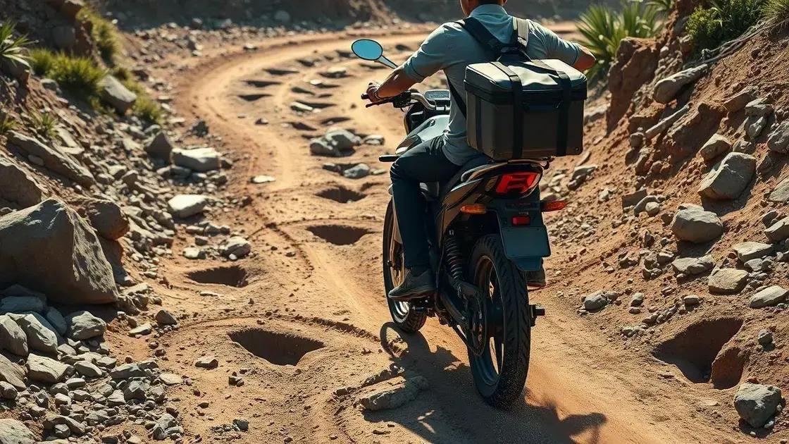 Ajustes na condução para pisos irregulares Ajustes na condução para pisos irregulares