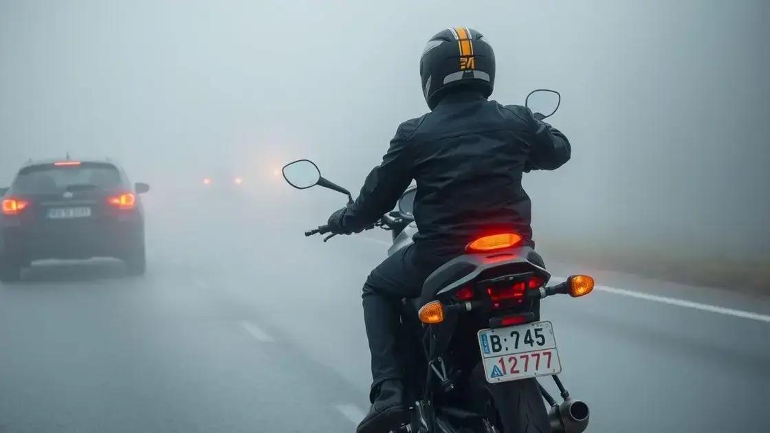 ajustes na pilotagem para visibilidade reduzida