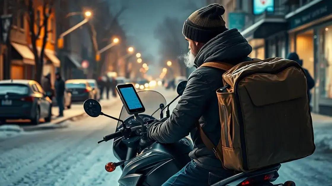 cuidados especiais em entregas e rotinas de trabalho