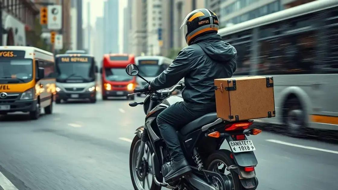 Cuidados extras para motoboys e entregadores em serviço